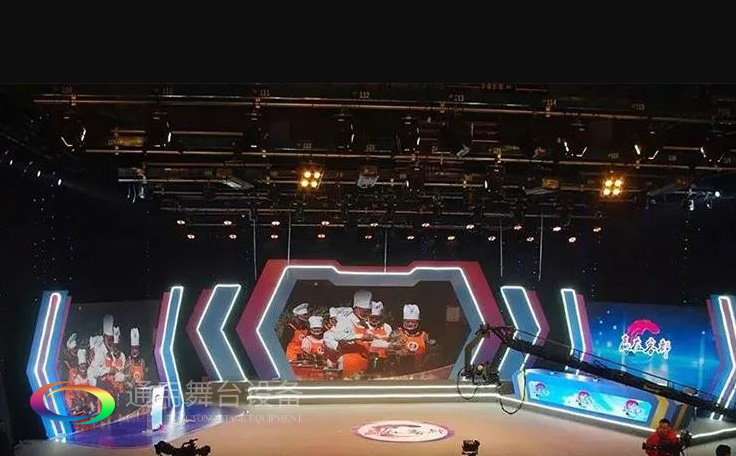 坐標(biāo)廣東梅州！通用舞臺承接梅州廣播電視臺演播廳項目