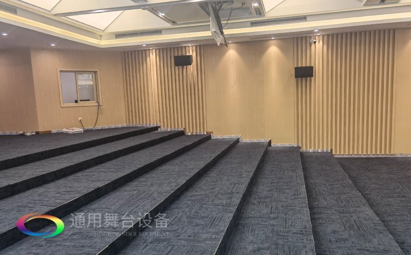 淮安開明實驗學校報告廳、舞臺機械吊桿、鋼性防火幕項目
